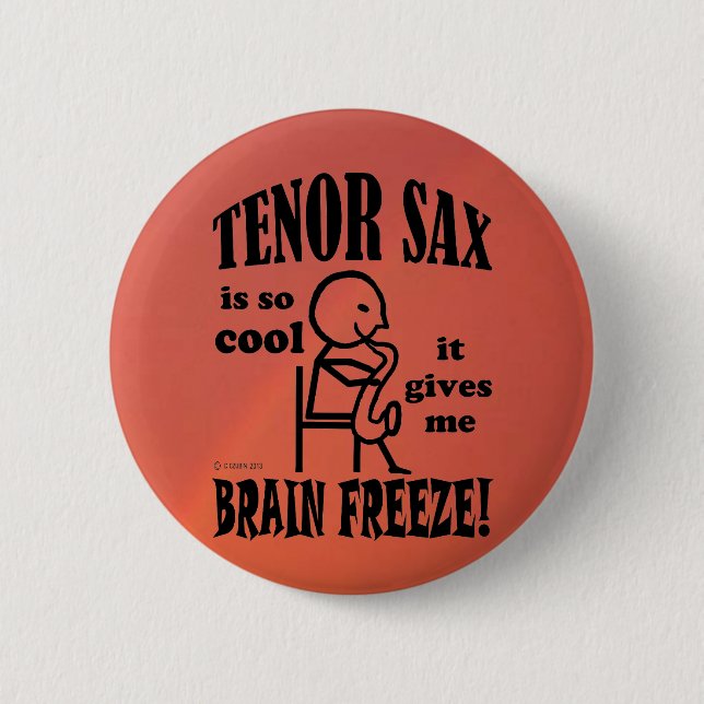 Tenor Sax, Brain Freeze Button (Vorderseite)
