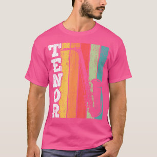 Tenor Saxophon Saxophonist Musiker Instrumentali T-Shirt