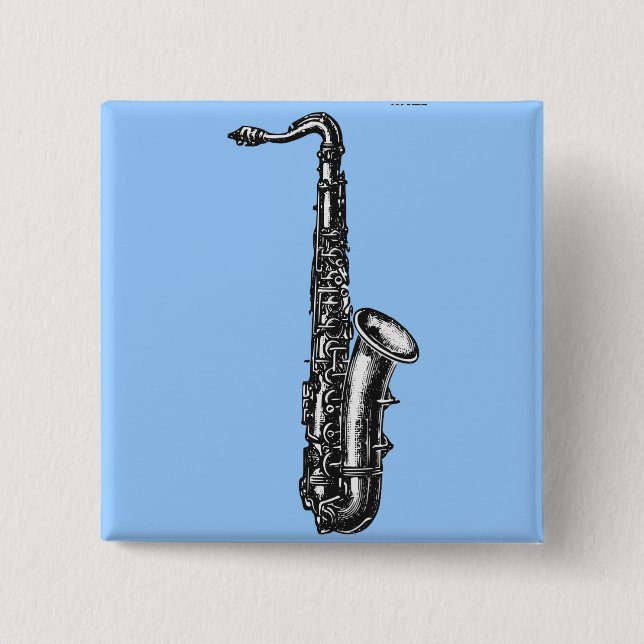 Tenorsaxofon Button (Vorderseite)