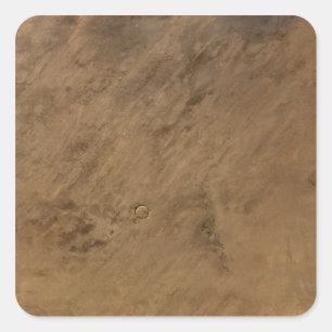 Tenoumer-Krater in Mauretanien Quadratischer Aufkleber