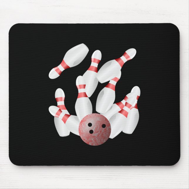 Tenpin Bowling Mousepad (Vorne)