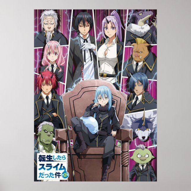 Tensei Shitara Slime Datta Ken 2. Saison Poster (Vorne)
