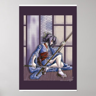 Tenshi ninja geisha poster