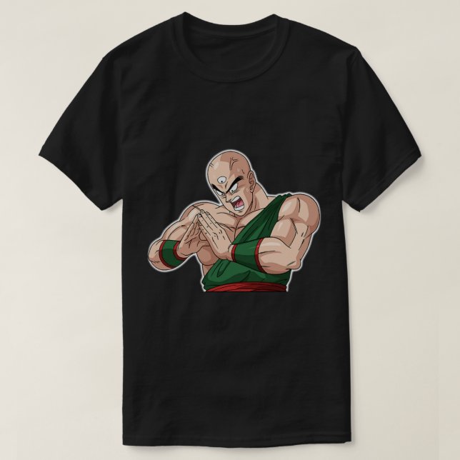 Tenshinhan - Aufkleber .png T-Shirt (Design vorne)