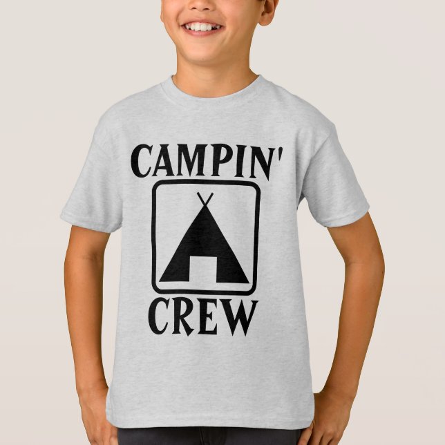 TENT CAMPING CAMPIN CREW T - Shirt (Vorderseite)