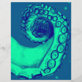 Tentacle, aquamariner und nautischer Oktopus