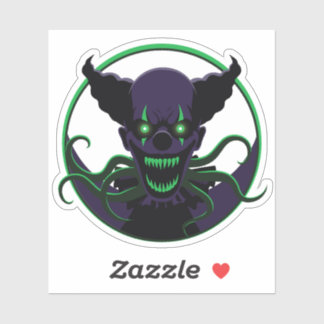 Tentacle Clown Aufkleber