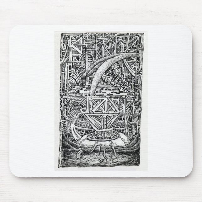 Tentacle Tank von Brian Benson Mousepad (Vorne)