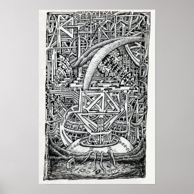 Tentacle Tank von Brian Benson Poster (Vorne)