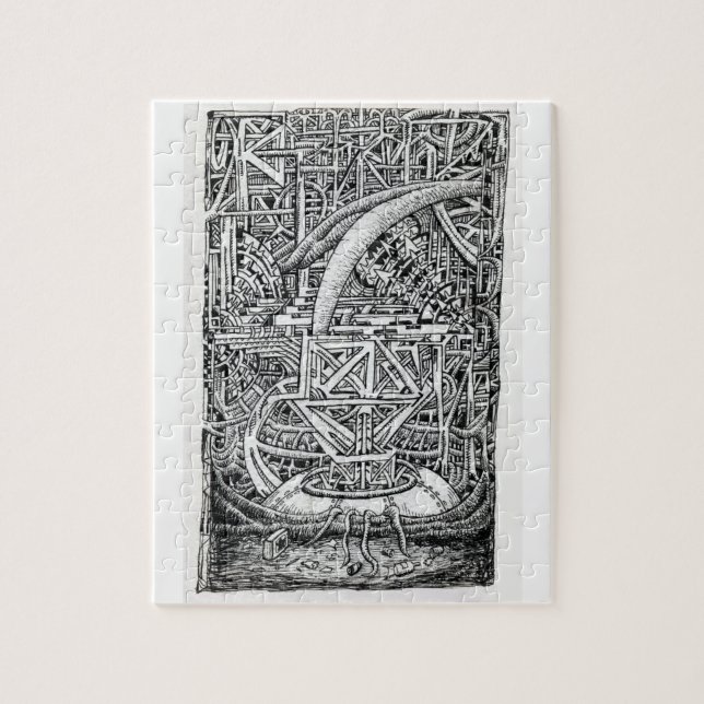 Tentacle Tank von Brian Benson Puzzle (Vertikal)