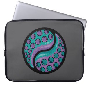 Tentacle Yin Yang Laptopschutzhülle