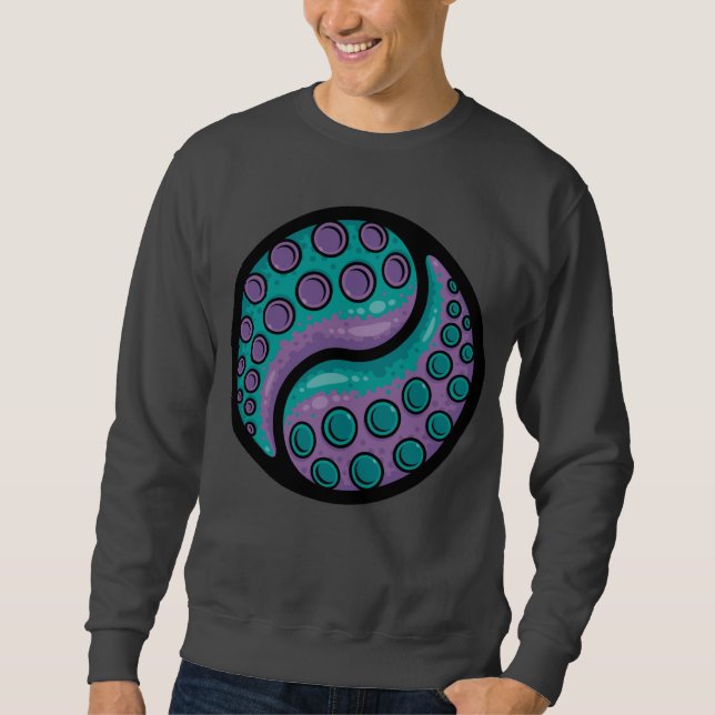 Tentacle Yin Yang Sweatshirt (Vorderseite)