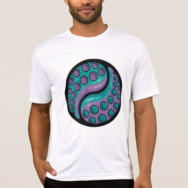 Tentacle Yin Yang T-Shirt (Vorderseite)