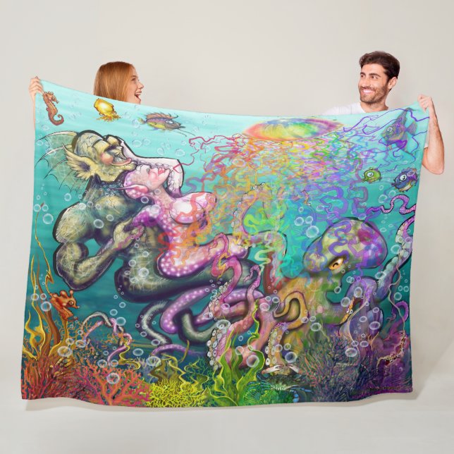 Tentacles Fleecedecke (Beispiel)