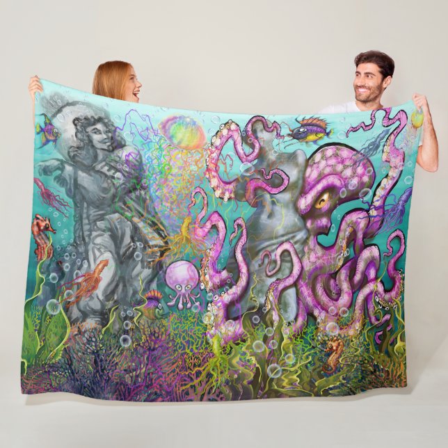 Tentacles Fleecedecke (Beispiel)