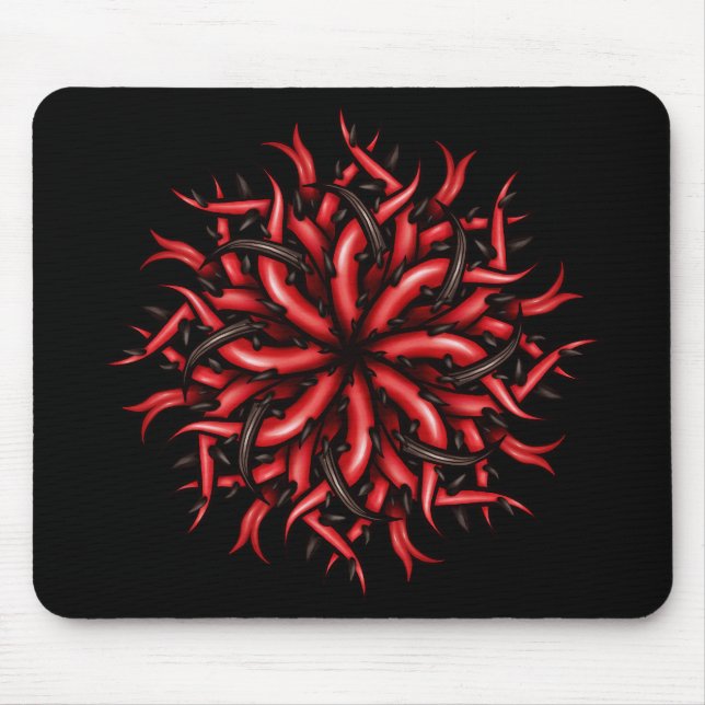 Tentacles Gothic Creepy Horror Mousepad (Vorne)