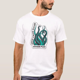 Tentacles Kraken Post Briefmarke T-Shirt