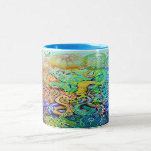 Tentacles Zwei-Tone-Kaffee-Tasse Zweifarbige Tasse
