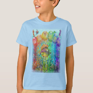 Tentakel der Regenbogenqualle T-Shirt