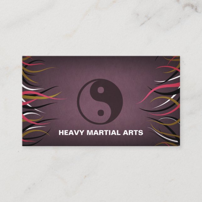 Tentakel-Hall-Kampfkunst-Studio-Training Visitenkarte (Vorderseite)