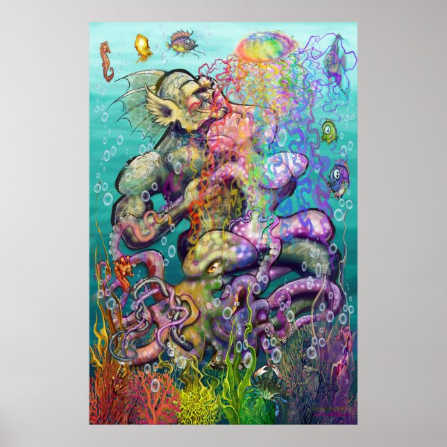 Tentakel Poster (Vorne)