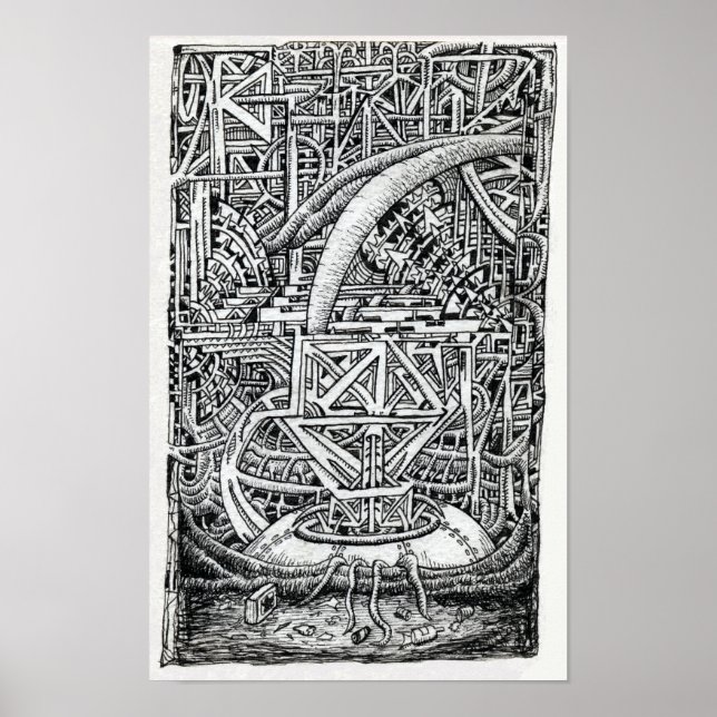 Tentakel-Tank von Brian Benson Poster (Vorne)