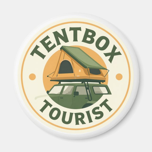 Tentbox Touristenmagnet Magnet (Vorne)