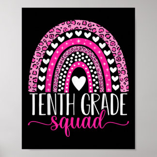 Tenth Grade Squad Team 10th Grade Teacher Back To  Poster