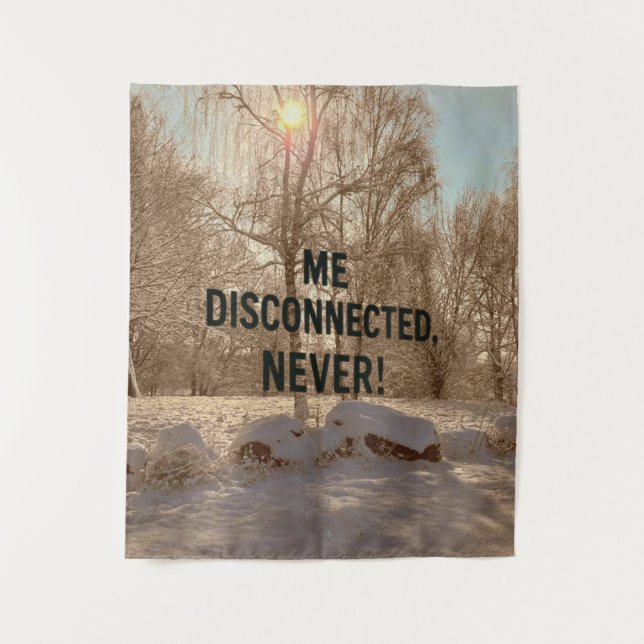 Tenture - Mit der Wildnis verbunden Wandteppich (Vorderseite)