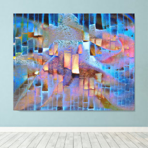 Tenuous Connections Abstrakt ID885 Leinwanddruck