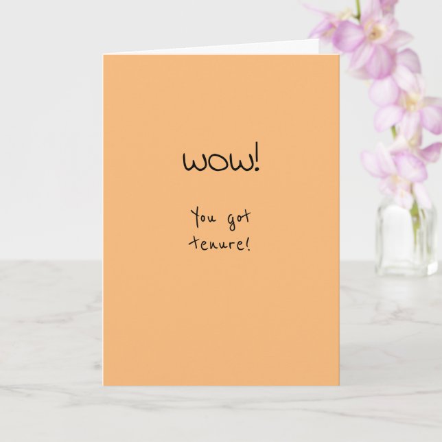 Tenure Glückwunsch Spaß Karte (Orchidee)