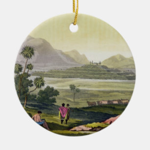 Teocalli, der große Tempel bei Tenochtitlan, Keramikornament
