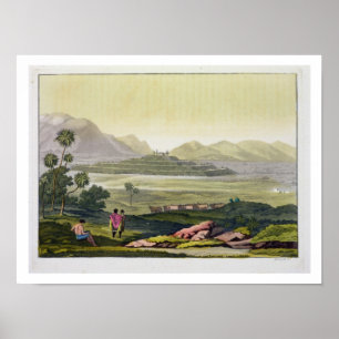 Teocalli, der große Tempel bei Tenochtitlan, Poster