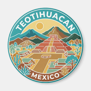 Teotihuacan Mexiko Magnet