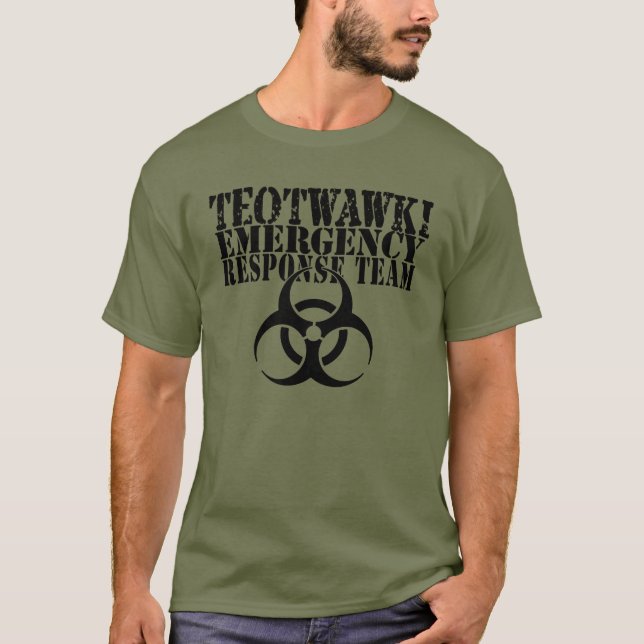 TEOTWAWKI ERT - Das Shirt der Männer (Vorderseite)