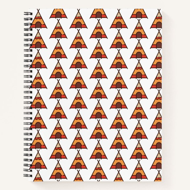 Tepee Notizbuch (Vorderseite)