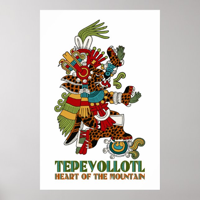 Tepeyollotl Poster (Vorne)