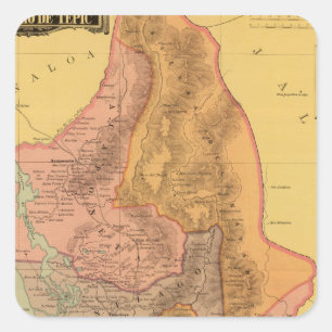 Tepic, Nayarit Quadratischer Aufkleber