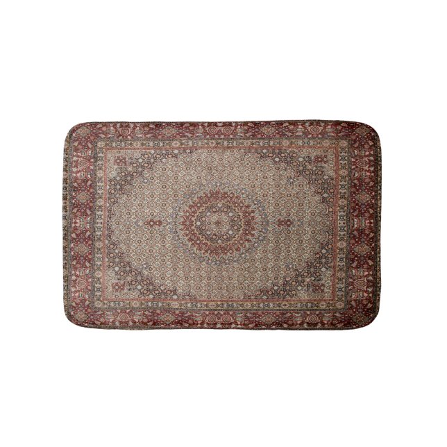 Teppich aus Vintag-persisch-türkischem Orientalisc Badematte (Vorderseite)