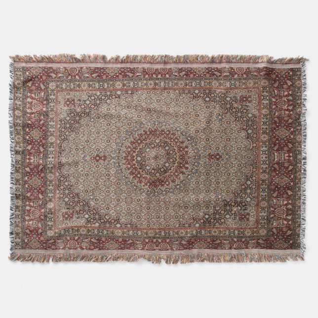 Teppich aus Vintag-persisch-türkischem Orientalisc Decke (Vorderseite)