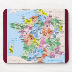 Teppich-de-Maus Frankreich Mousepad