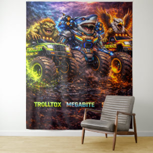 Teppich der Beast Riders Wandteppich