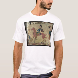 Teppich, der einen angebrachten Krieger darstellt T-Shirt