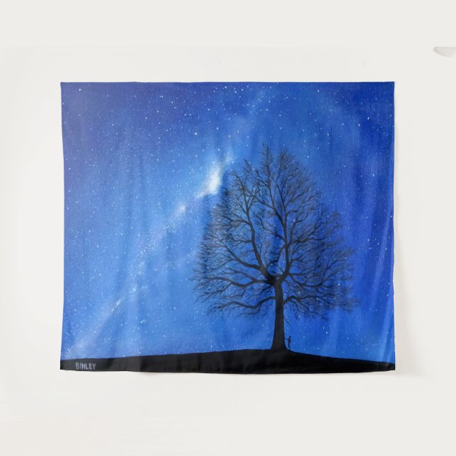 Teppich - Die Himmel verkünden" Wandteppich (Vorderseite (Horizontal))