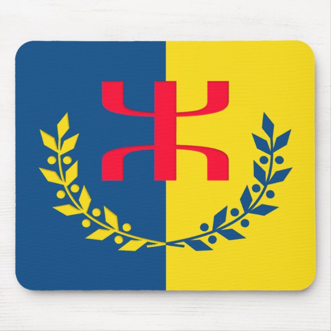 Teppich Maus kabylische Fahne Mousepad (Vorne)