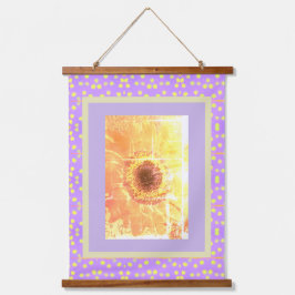 Teppich - Sonnenblume Vendredi Wandteppich Mit Holzrahmen