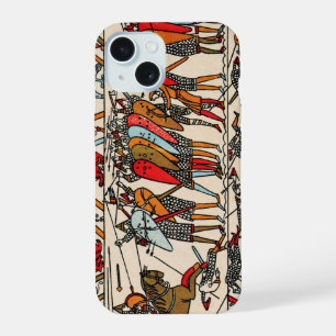 TEPPICH VON BAYEUX SCHLACHT VON HASTINGS NORMANNIS iPhone 15 HÜLLE