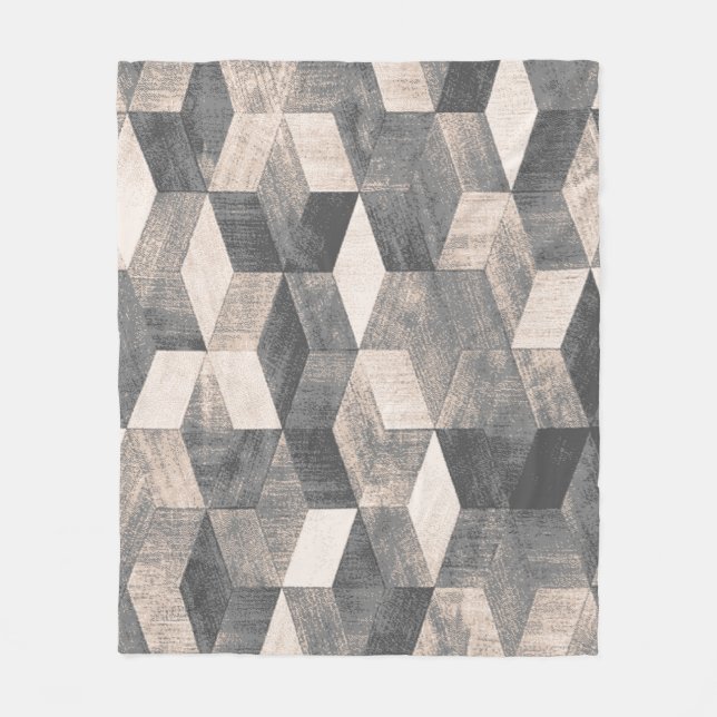 Teppichbathmat und Rug Boho Style Ethnic Design pa Fleecedecke (Vorderseite)