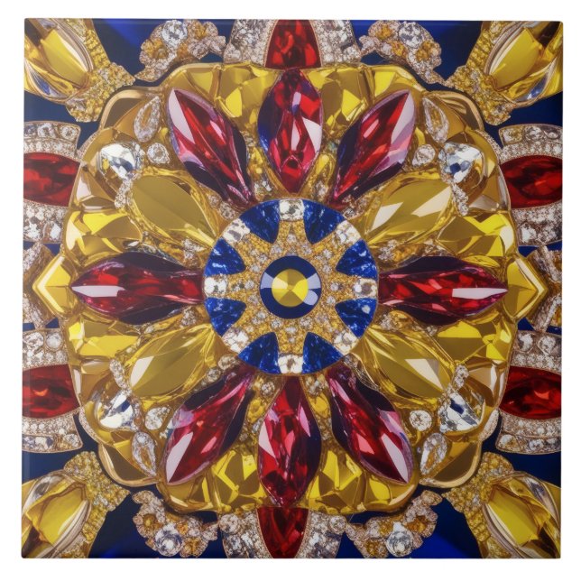 Teppichboden mit Kolumbien Moderne Farben Fliese (Vorderseite)