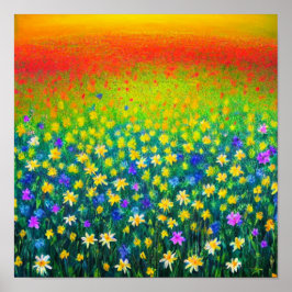 Teppichboden Viele Farbposter Poster